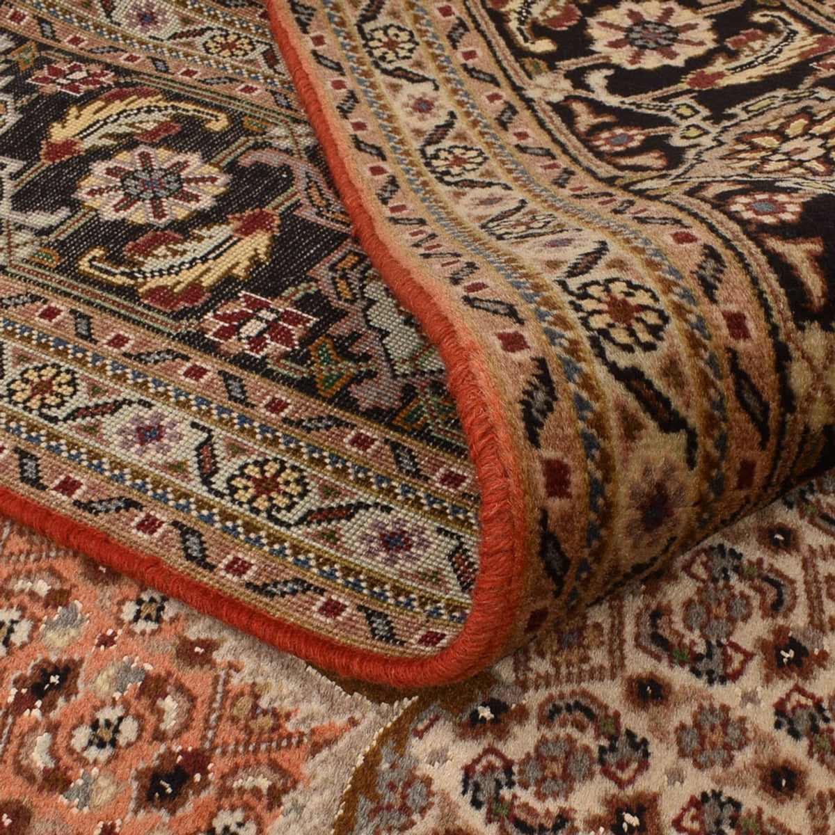Alfombra Persa - Tabriz - Real cuadrado  - 253 x 245 cm - beige oscuro