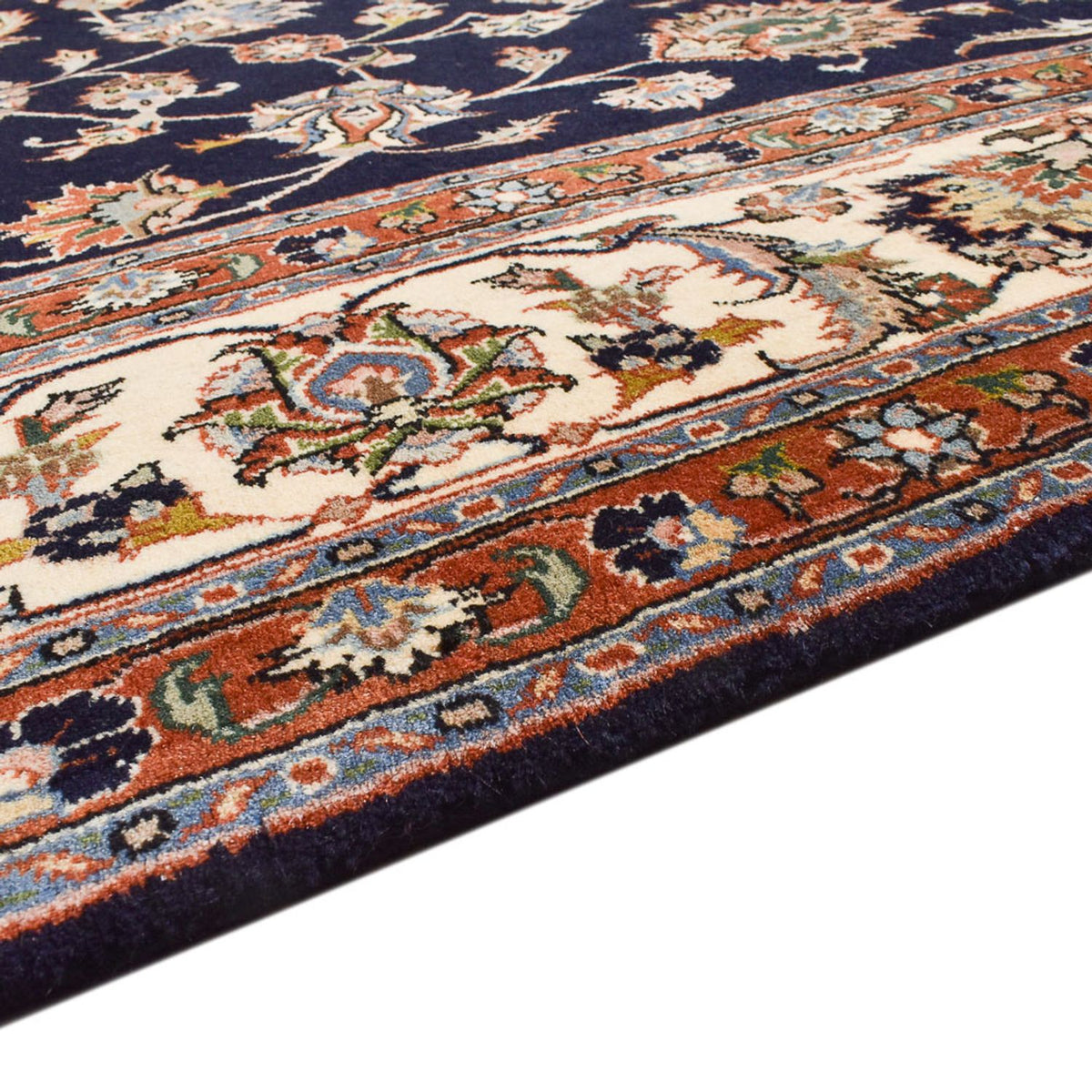 Alfombra persa - Clásica - 310 x 195 cm - azul oscuro