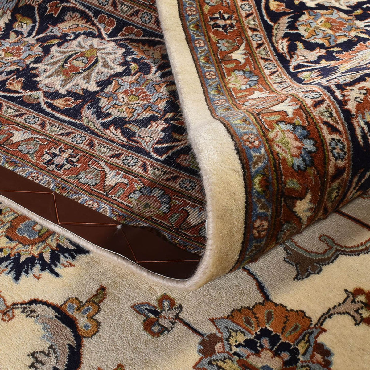 Alfombra persa - Clásica - Real - 385 x 294 cm - crema