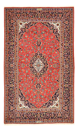 Alfombra persa - Keshan - 228 x 142 cm - rojo