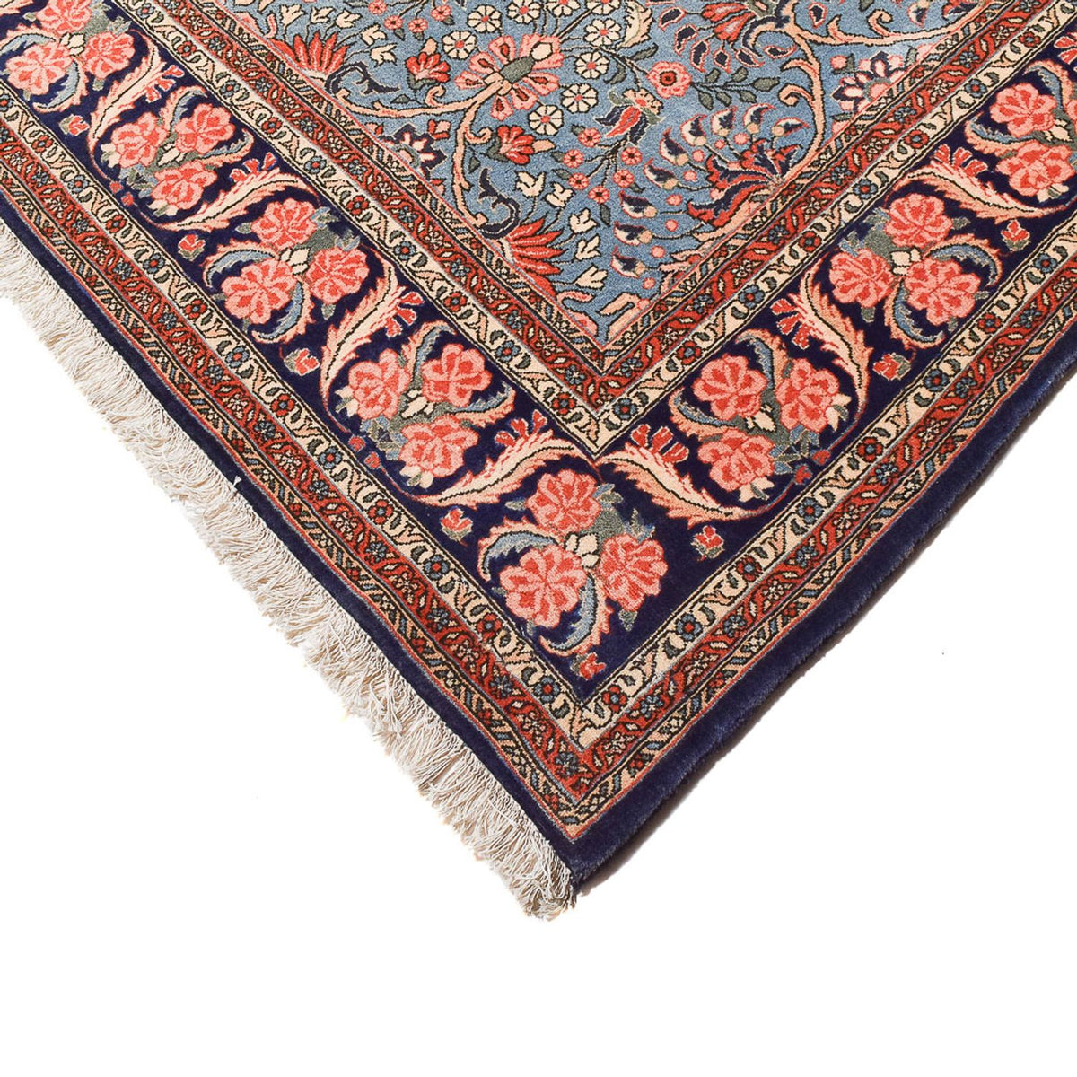 Alfombra persa - Bidjar - 310 x 222 cm - azul claro