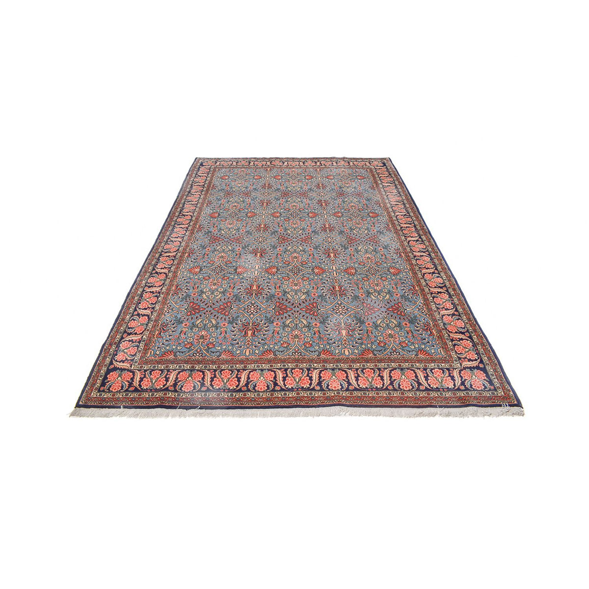 Alfombra persa - Bidjar - 310 x 222 cm - azul claro