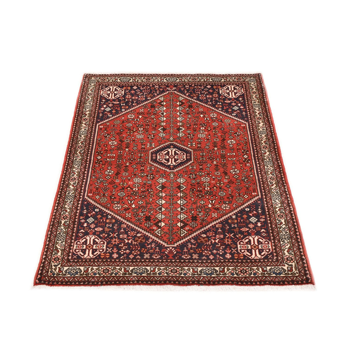 Alfombra Gabbeh - Persa Kashkuli - 155 x 104 cm - rojo