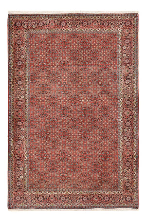 Alfombra persa - Bidjar - 195 x 132 cm - rojo oscuro