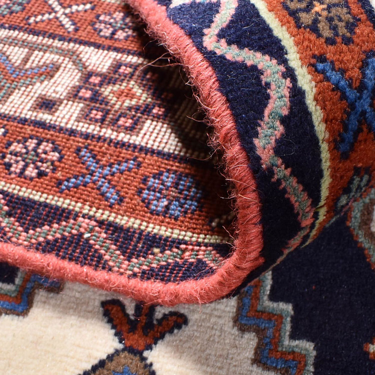 Alfombra persa - Nómada - 205 x 150 cm - multicolor