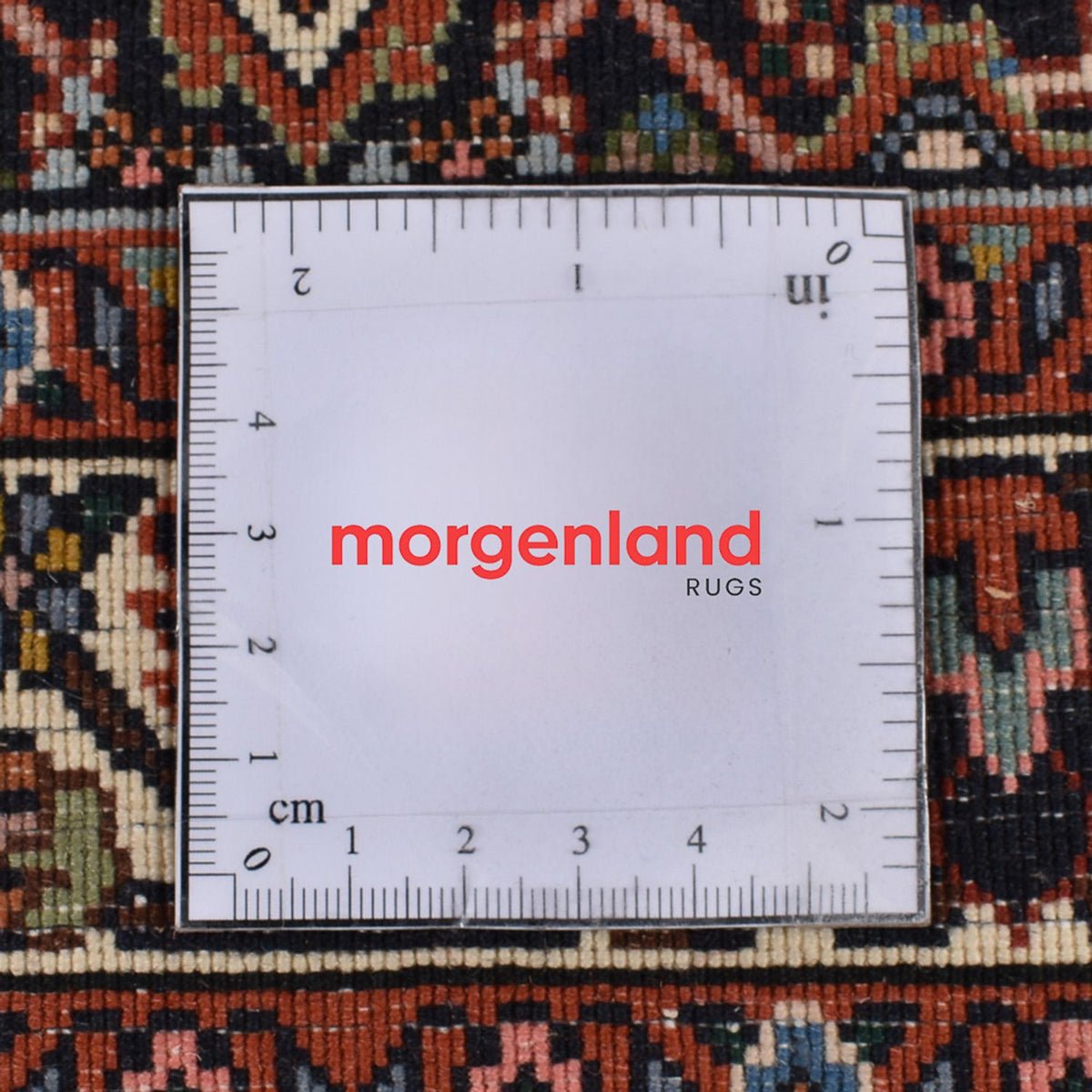 Alfombra de pasillo Alfombra persa - Bidjar - 247 x 55 cm - óxido