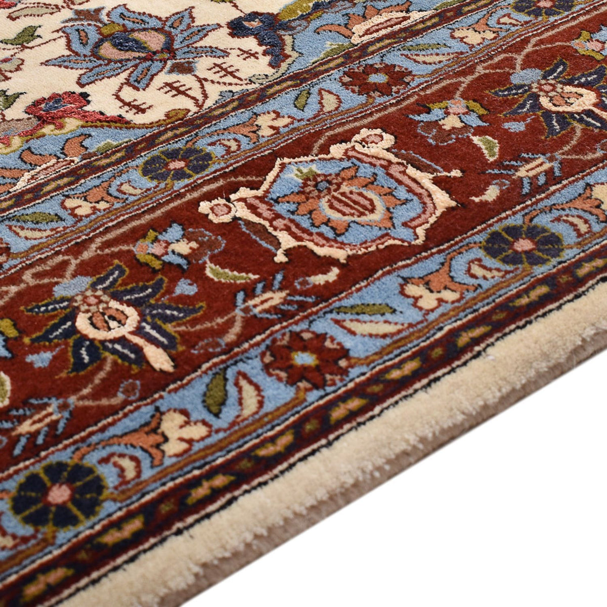 Alfombra persa - Nómada - 212 x 147 cm - beige claro