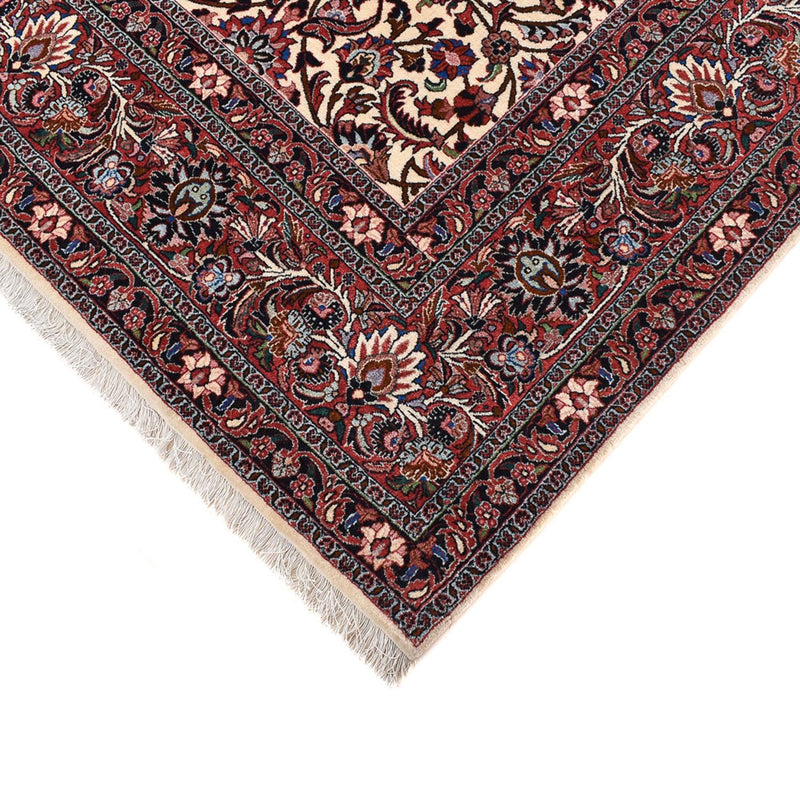 Alfombra persa - Bidjar - 400 x 302 cm - rojo burdeos