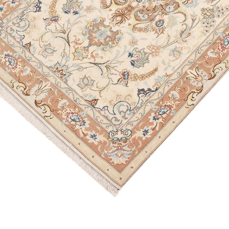 Alfombra de pasillo Alfombra Persa - Tabriz - Real - 372 x 87 cm - beige