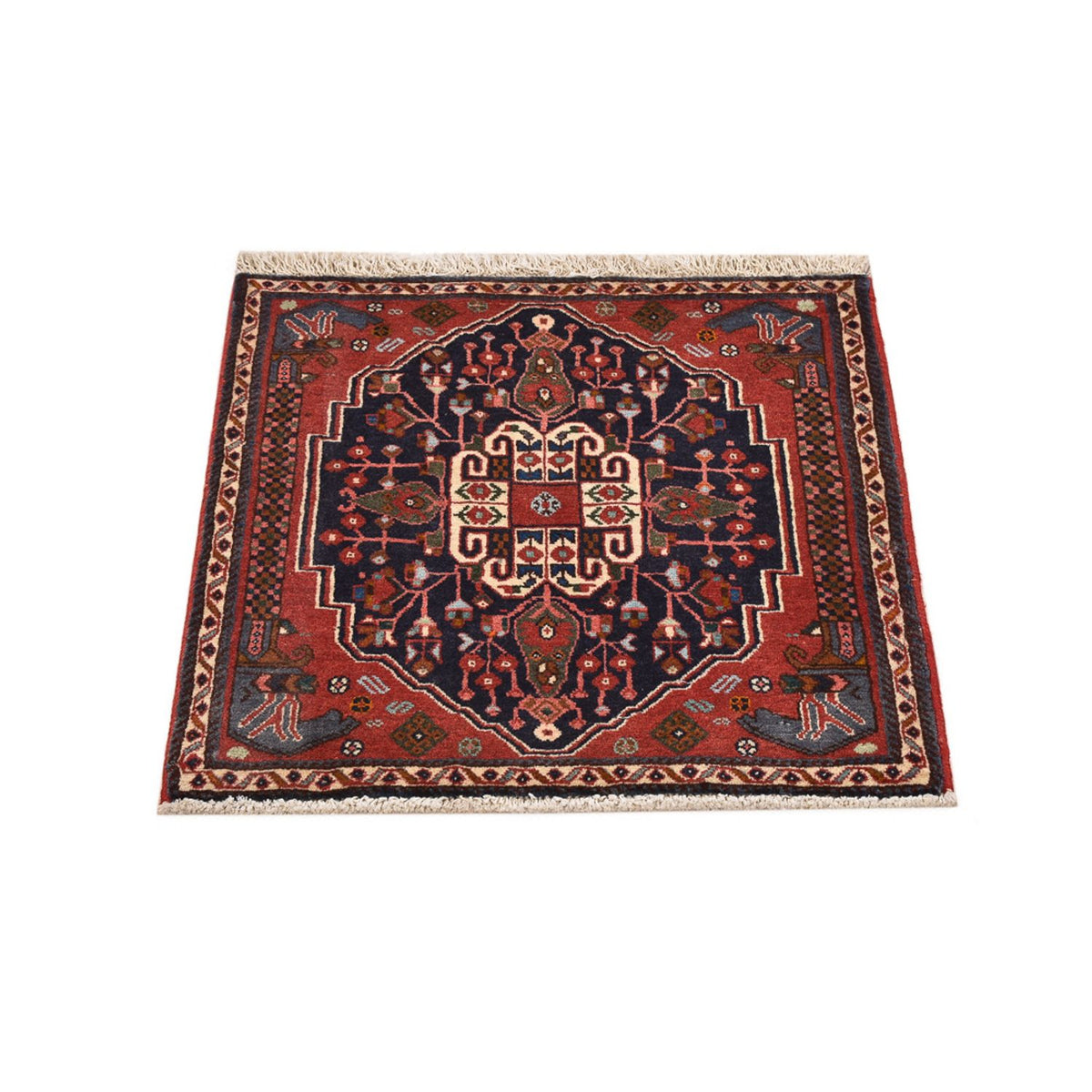 Alfombra persa - Nómada - 60 x 35 cm - azul oscuro