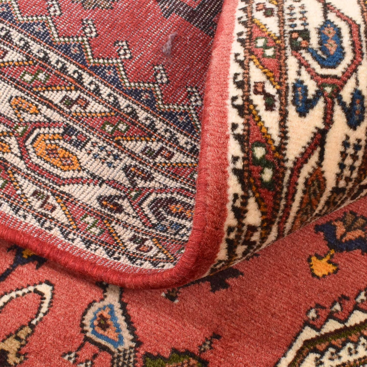 Alfombra persa - Nómada - 205 x 140 cm - rojo