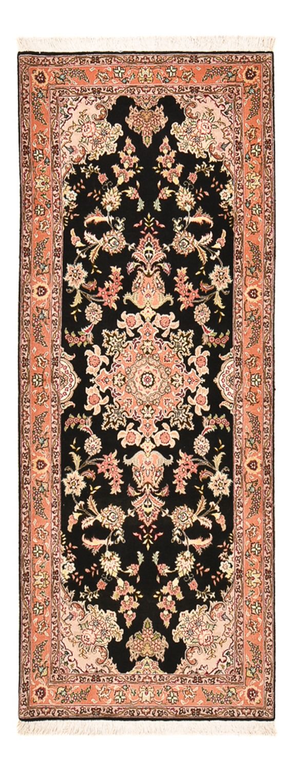 Alfombra de pasillo Alfombra Persa - Tabriz - Prima - 210 x 80 cm - azul oscuro