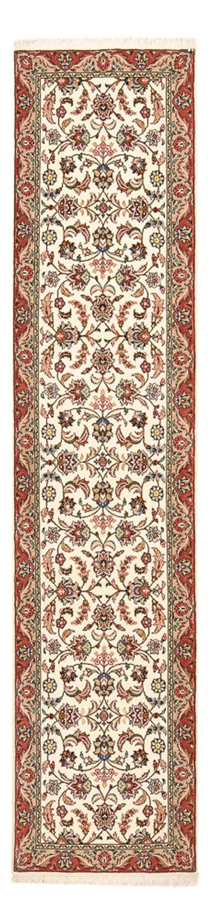 Alfombra de pasillo Alfombra Persa - Tabriz - Real - 301 x 68 cm - beige