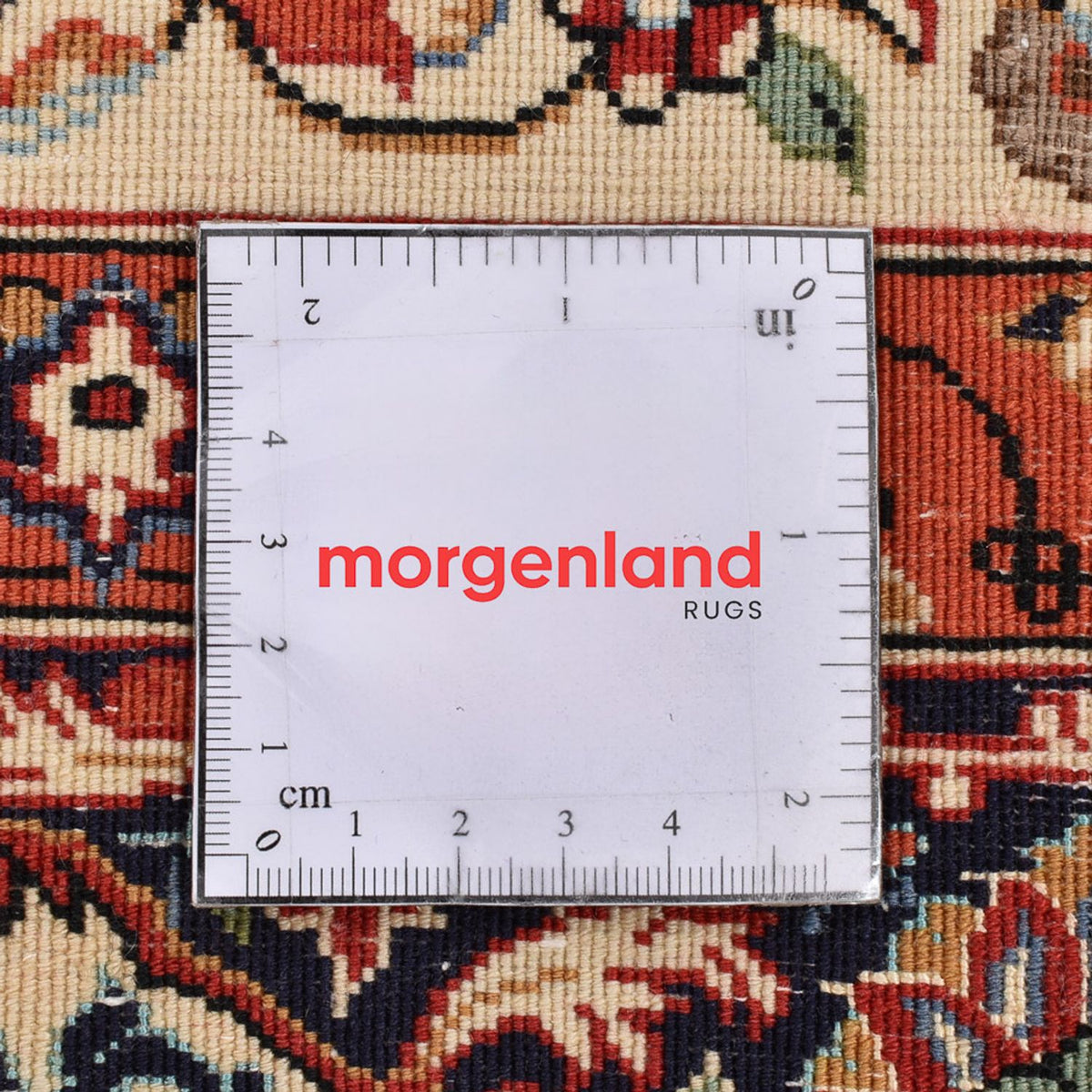 Alfombra Persa - Ghom - Royal - 157 x 109 cm - beige claro