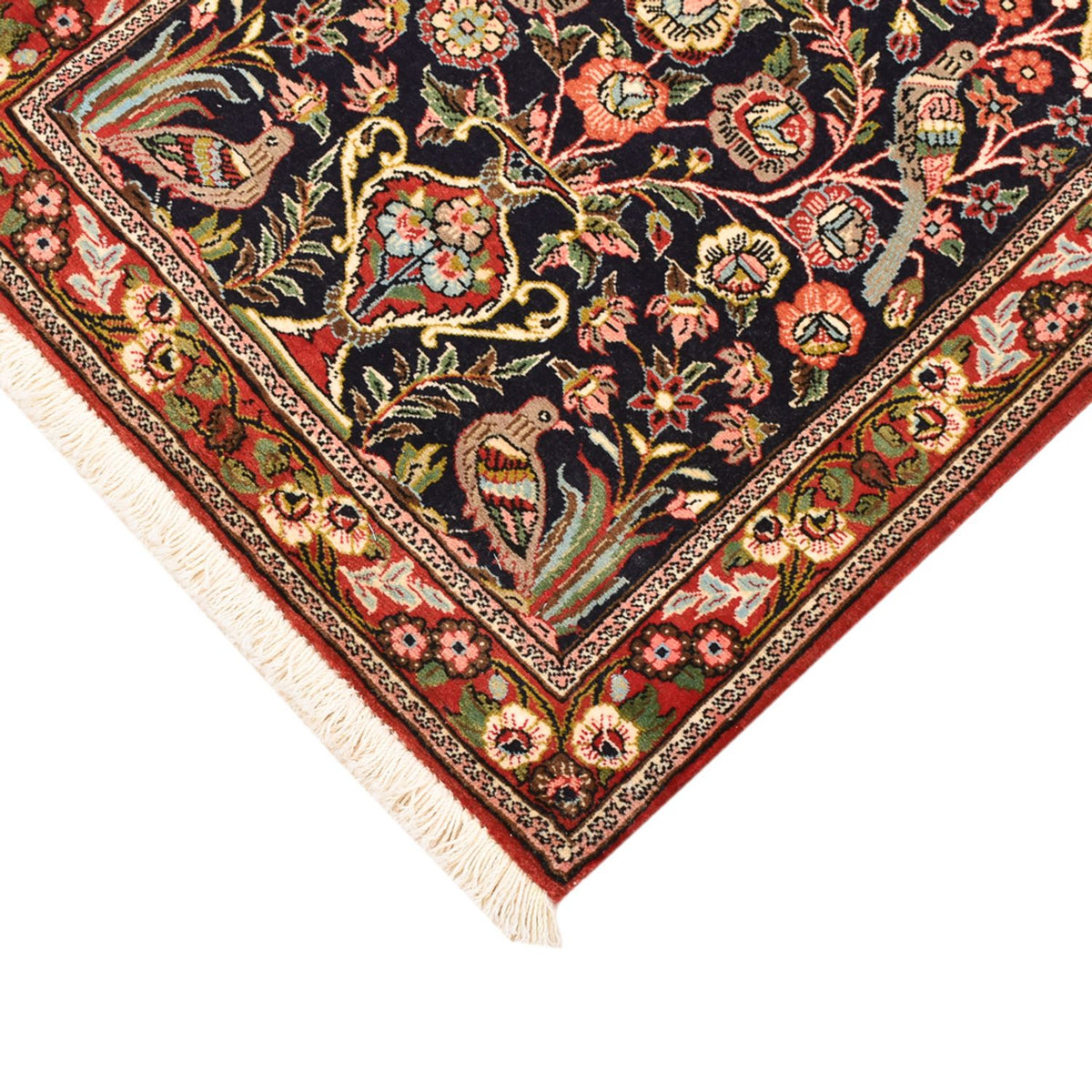 Alfombra persa - Ghom - 81 x 57 cm - multicolor