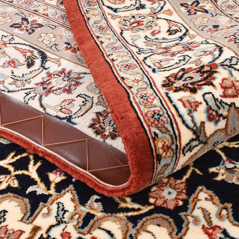 Alfombra Persa - Ghom - Royal - 154 x 103 cm - azul oscuro