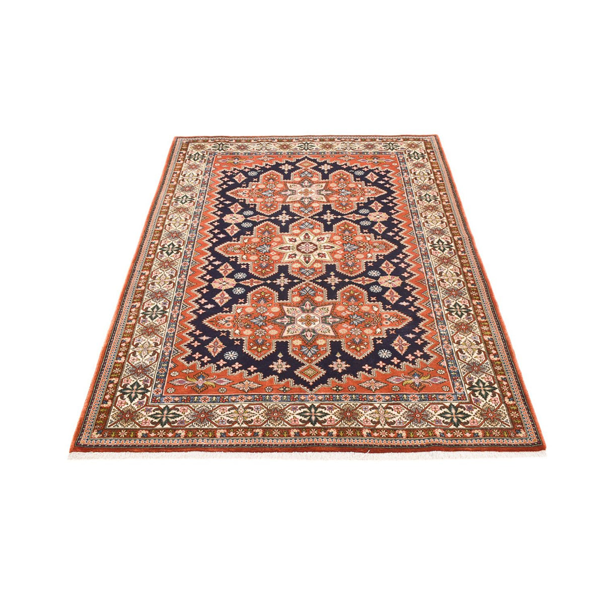 Alfombra persa - Nómada - 238 x 178 cm - multicolor