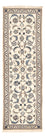 Alfombra de pasillo Alfombra Persa - Nain - Real - 202 x 60 cm - crema
