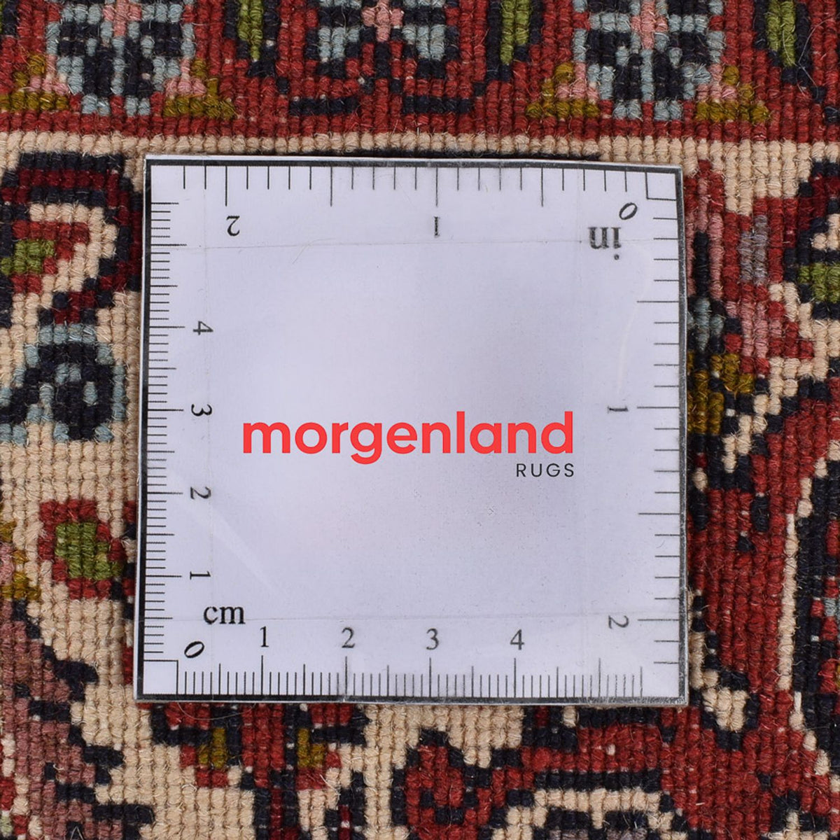 Alfombra de pasillo Alfombra persa - Bidjar - 296 x 87 cm - óxido