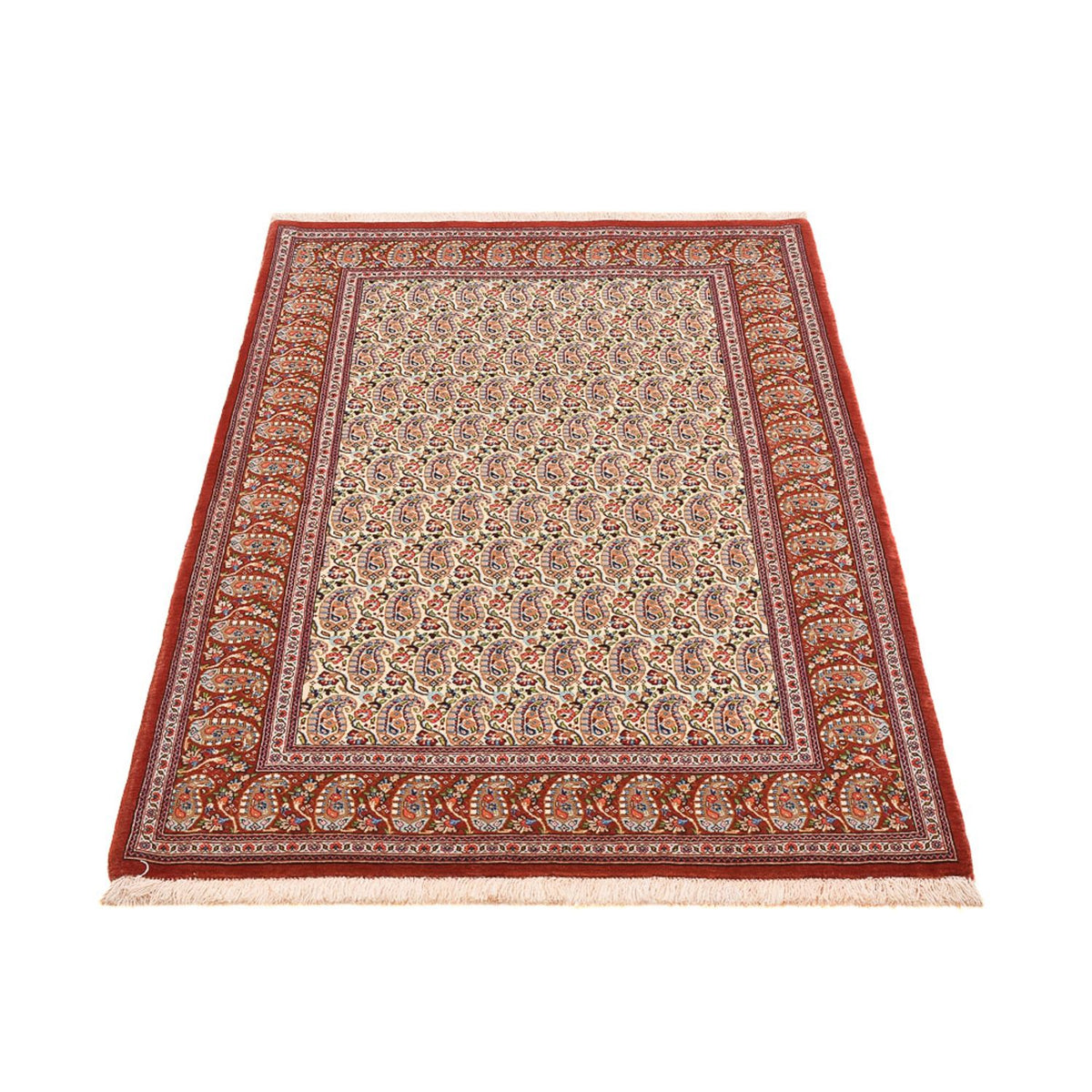 Alfombra Persa - Ghom - Royal - 157 x 101 cm - beige claro