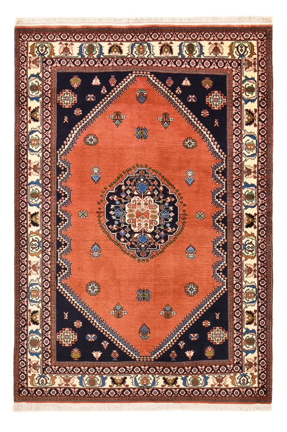 Alfombra Gabbeh - Persa Kashkuli - 255 x 163 cm - rojo