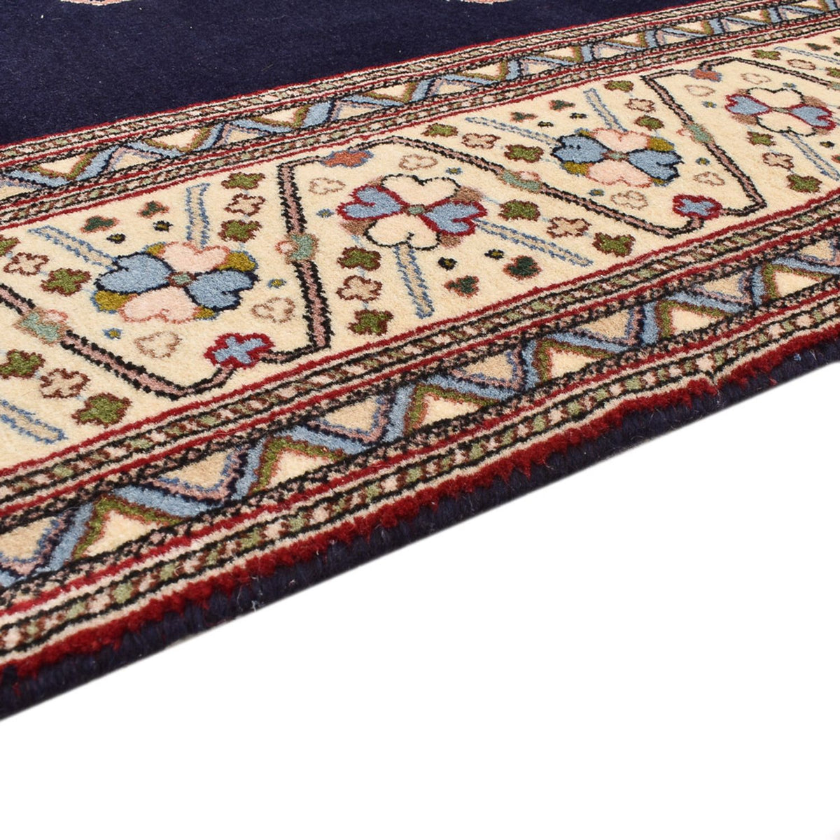 Alfombra Gabbeh - Persa Kashkuli - 240 x 175 cm - azul oscuro