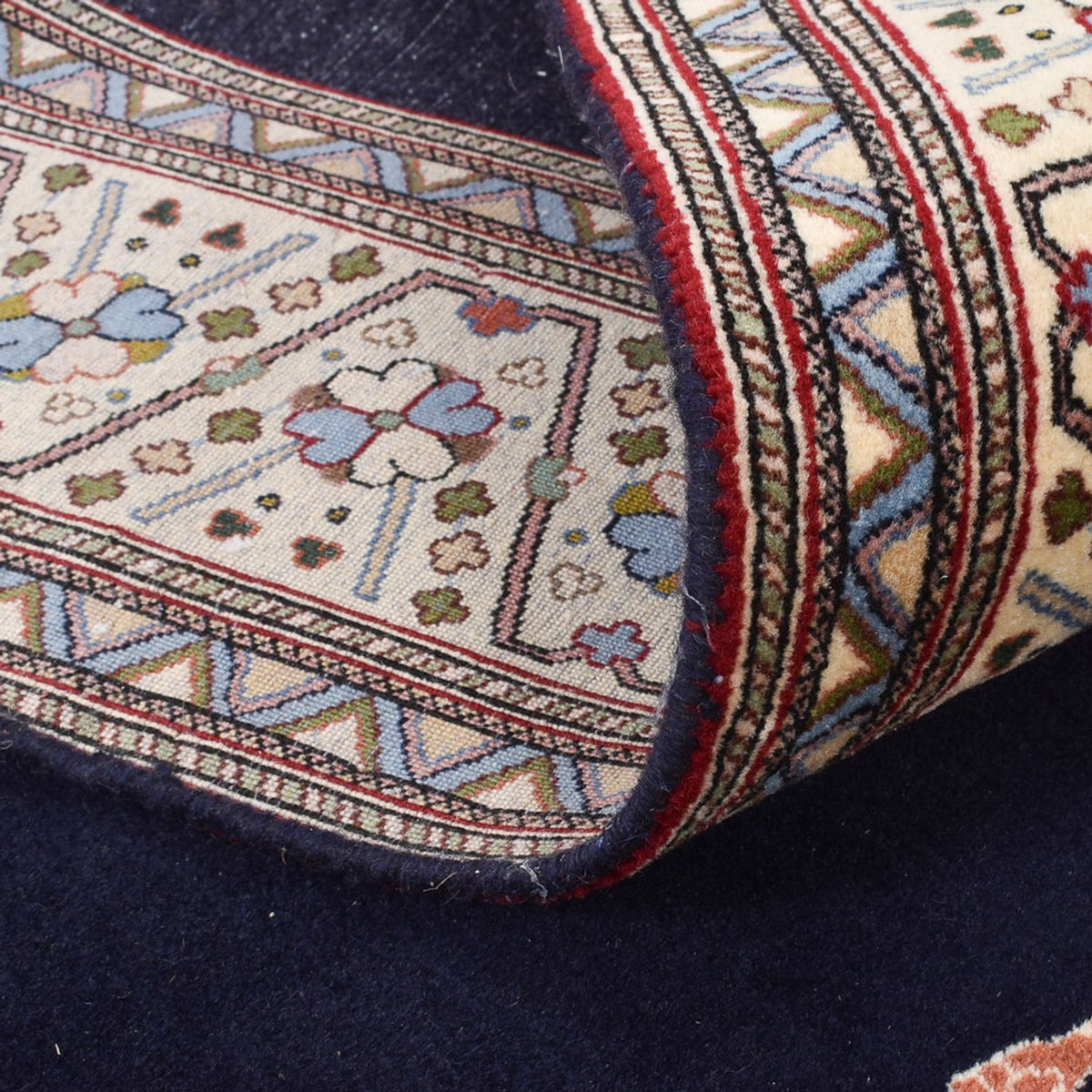 Alfombra Gabbeh - Persa Kashkuli - 240 x 175 cm - azul oscuro