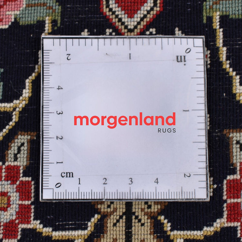 Alfombra de pasillo Alfombra Persa - Ghom - Royal - 182 x 55 cm - azul oscuro