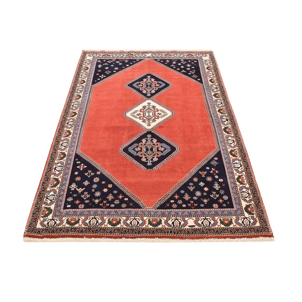 Alfombra Gabbeh - Persa Kashkuli - 228 x 139 cm - rojo