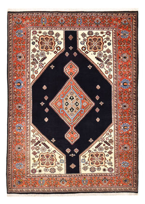 Alfombra Gabbeh - Persa Kashkuli - 250 x 180 cm - azul oscuro