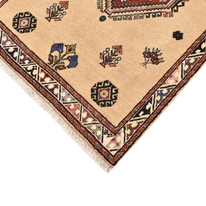 Alfombra Gabbeh - Persa Kashkuli - 125 x 80 cm - beige claro