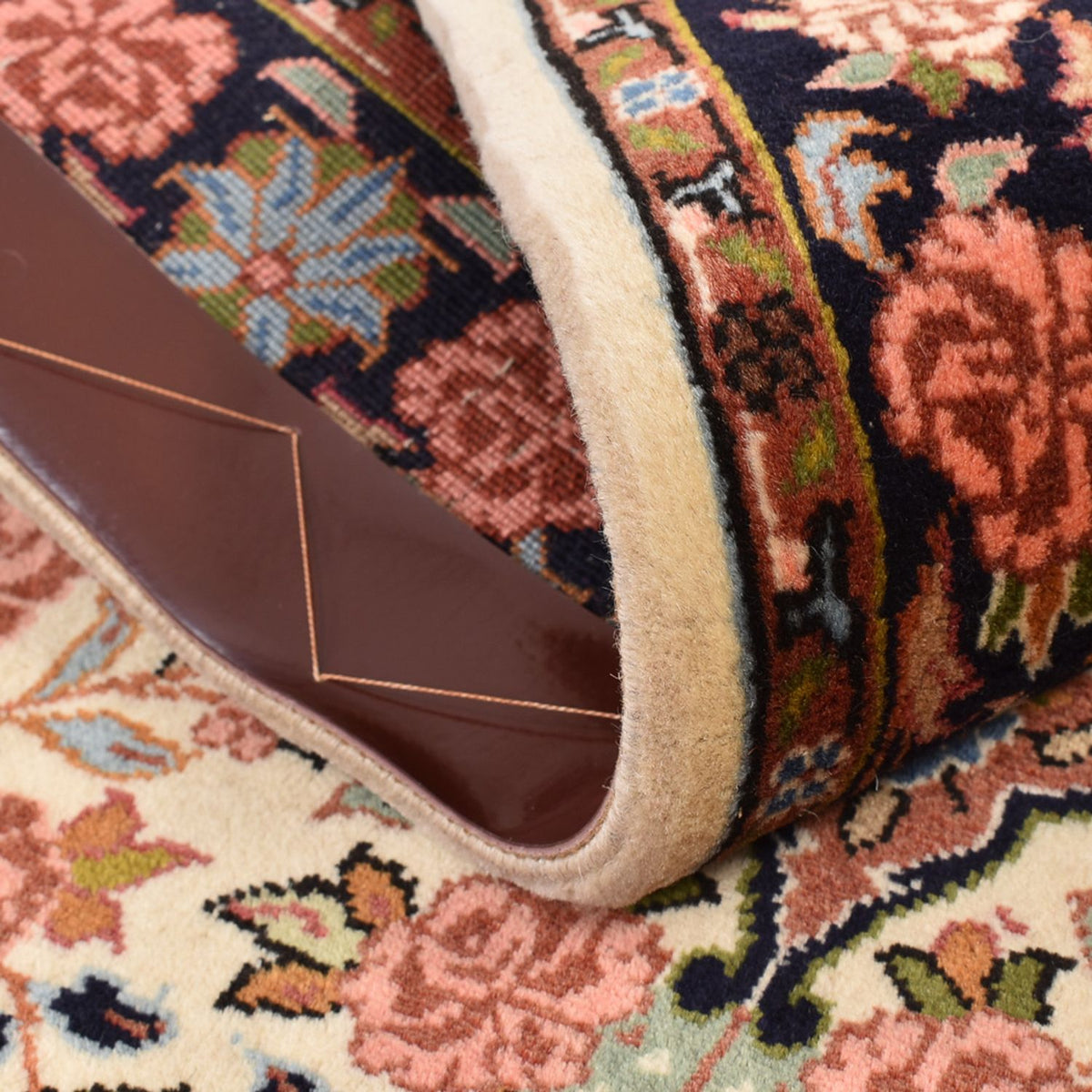 Alfombra persa - Ghom - 120 x 70 cm - multicolor