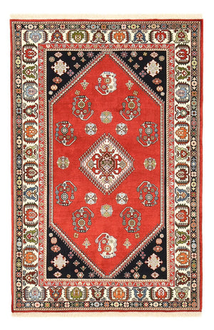 Alfombra Gabbeh - Persa Kashkuli - 203 x 124 cm - rojo