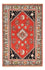 Alfombra Gabbeh - Persa Kashkuli - 203 x 124 cm - rojo