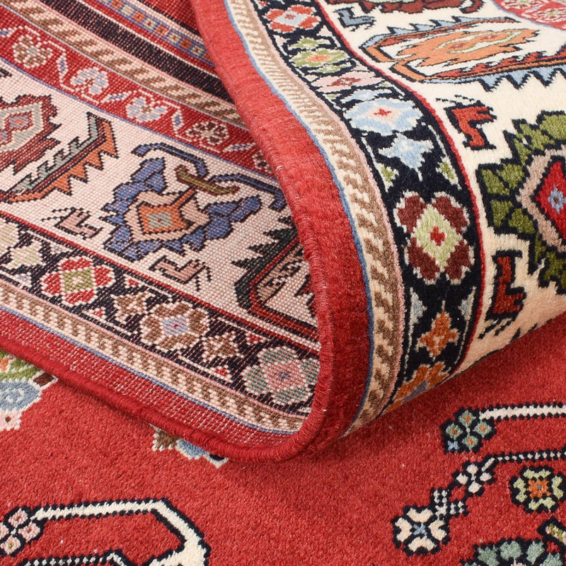 Alfombra Gabbeh - Persa Kashkuli - 203 x 124 cm - rojo