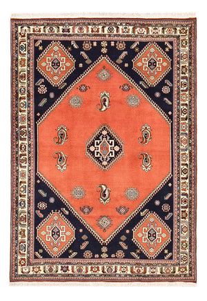 Alfombra Gabbeh - Persa Kashkuli - 245 x 168 cm - rojo claro