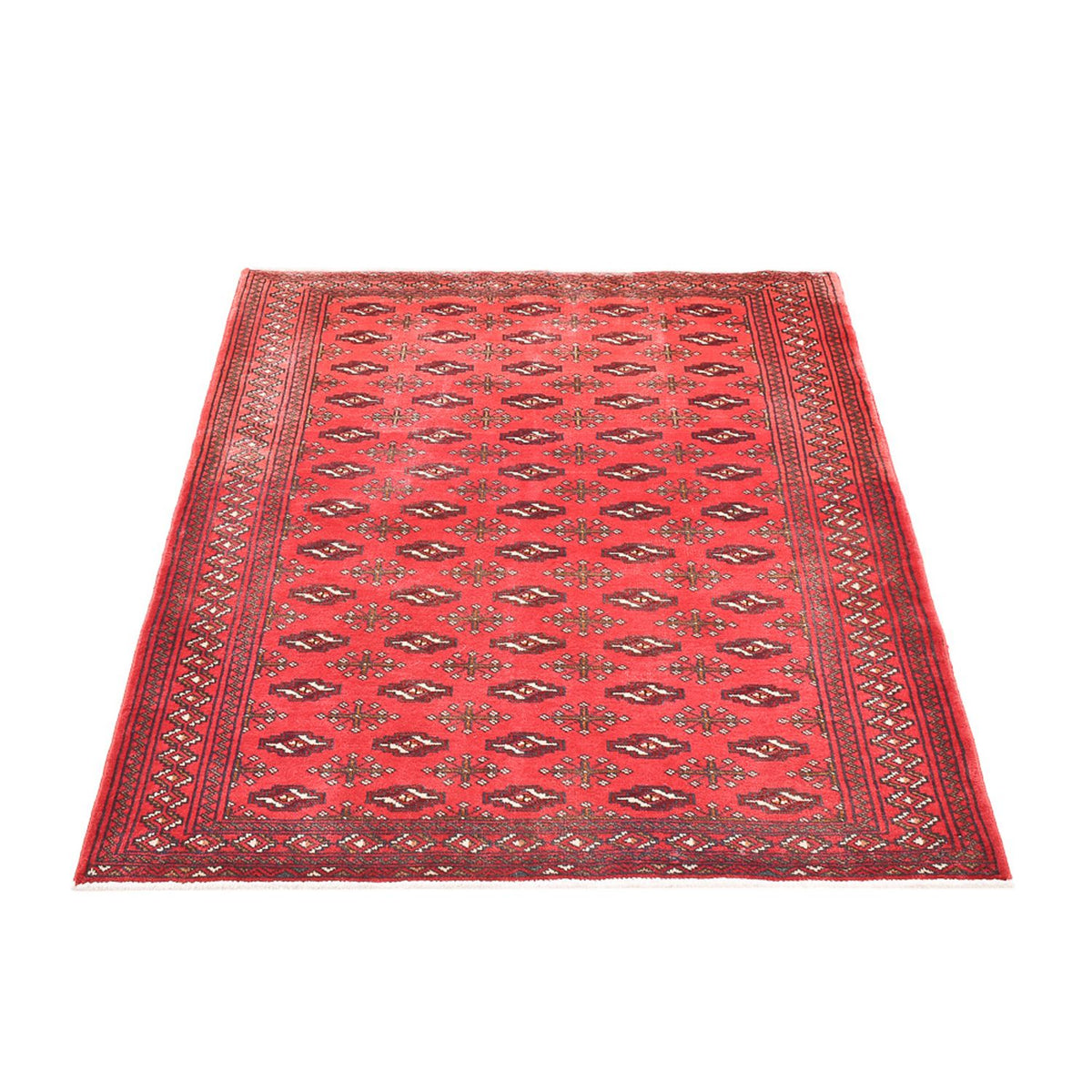 Alfombra Turkaman - 138 x 110 cm - rojo