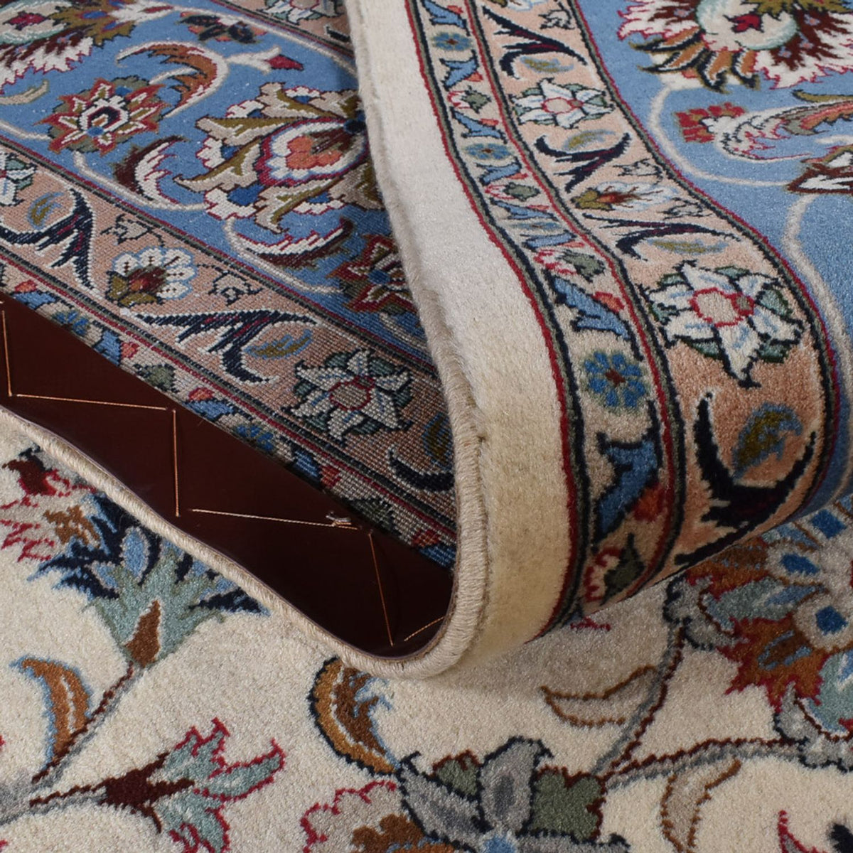 Alfombra persa - Clásica - Real - 342 x 251 cm - crema