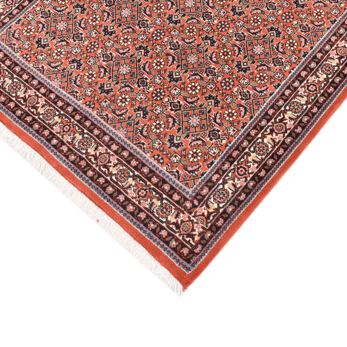 Alfombra persa - Bidjar - 140 x 95 cm - óxido