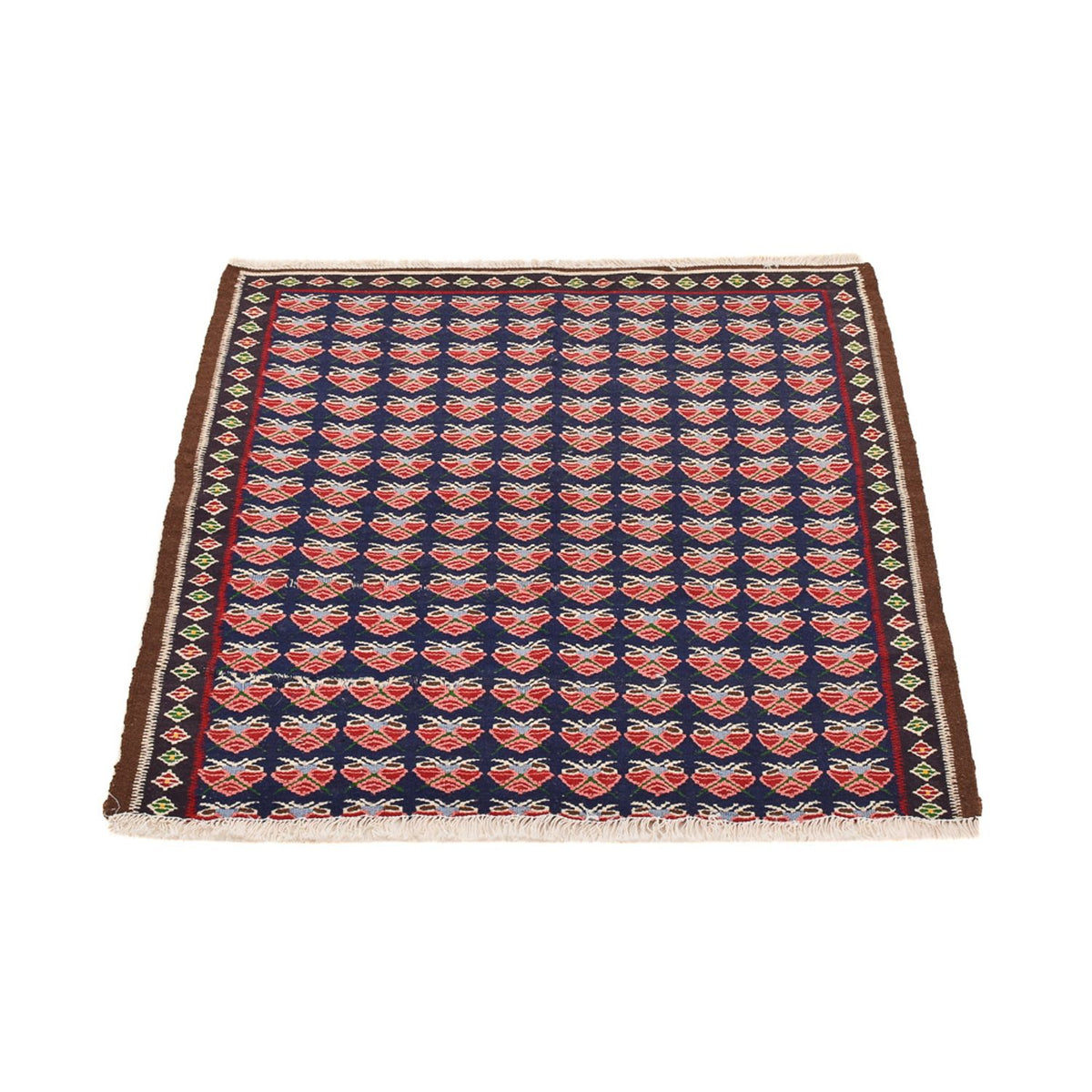 Alfombra Kelim - Oriental cuadrado  - 66 x 66 cm - multicolor