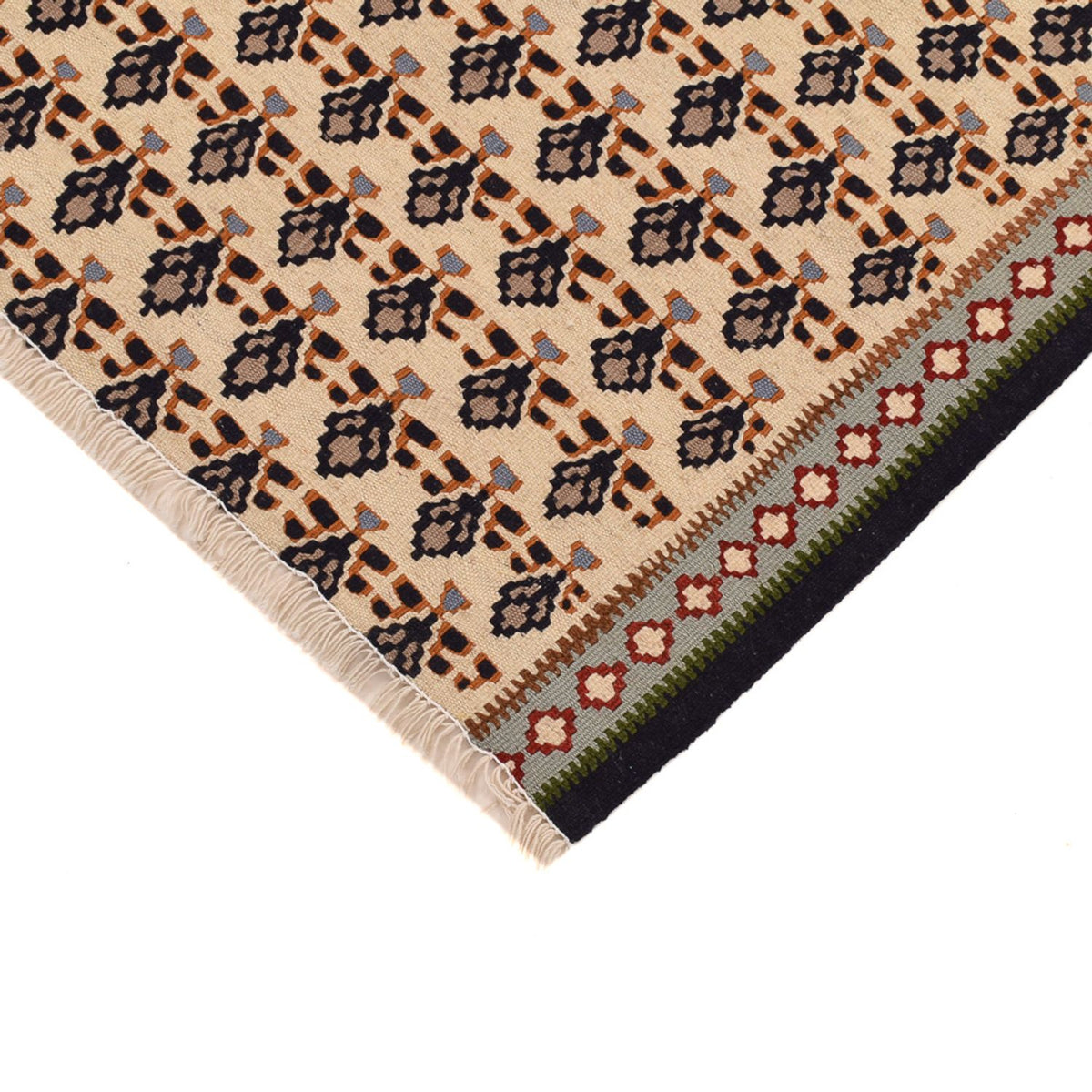 Alfombra Kelim - Oriental - 85 x 82 cm - crema