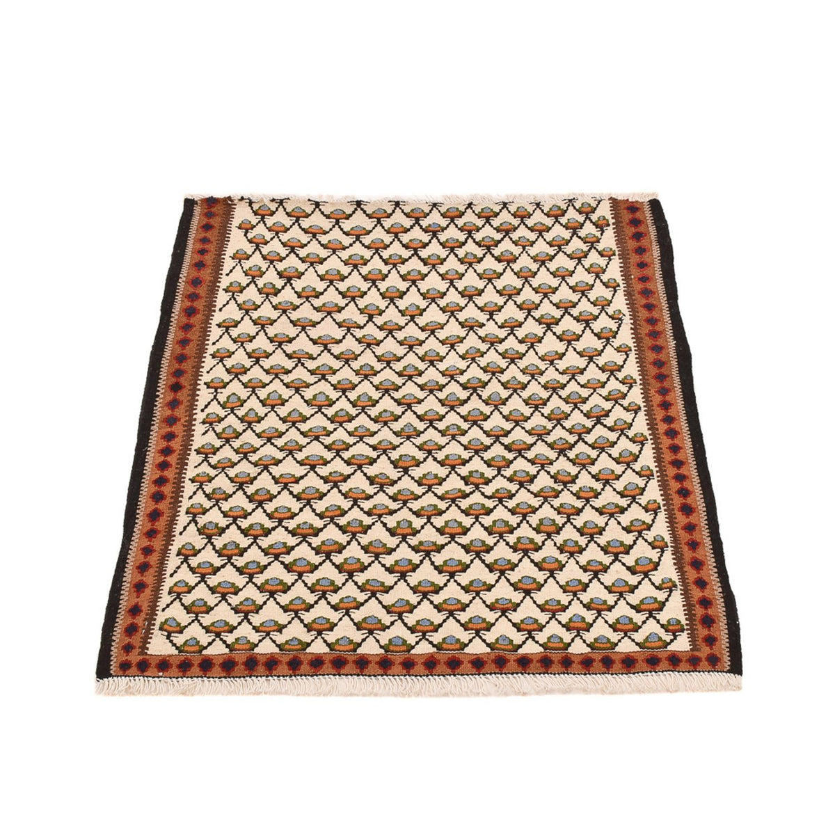Alfombra Kelim - Oriental - 88 x 85 cm - crema