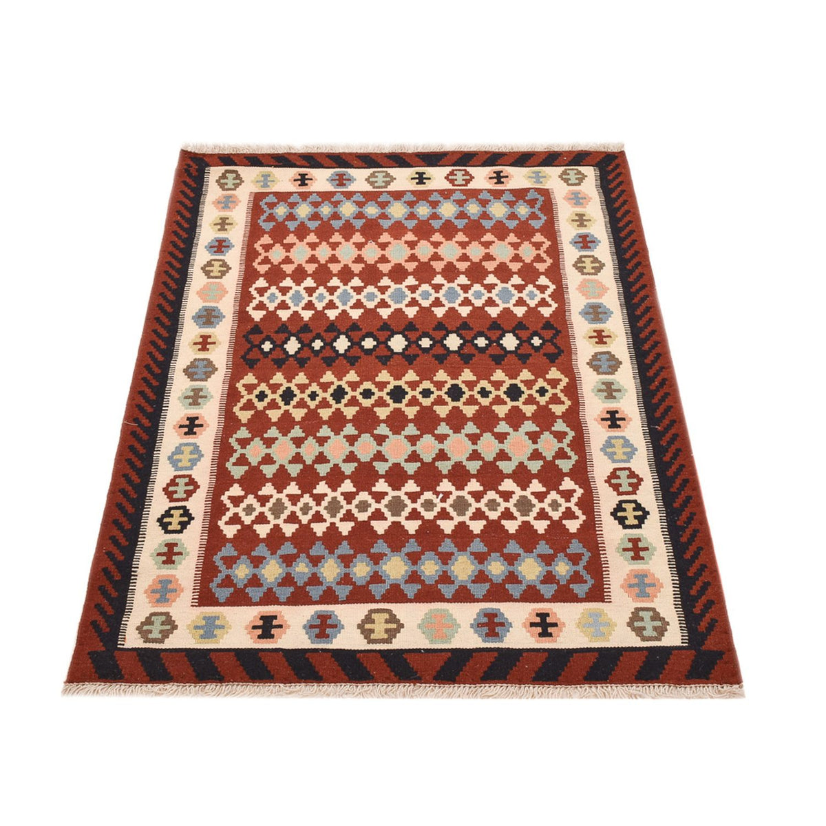 Alfombra Kelim - Oriental - 148 x 100 cm - multicolor
