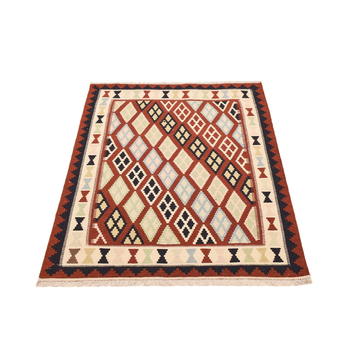 Alfombra Kelim - Oriental - 147 x 105 cm - multicolor