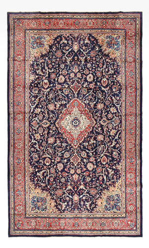Alfombra persa - Clásica - 522 x 300 cm - azul oscuro