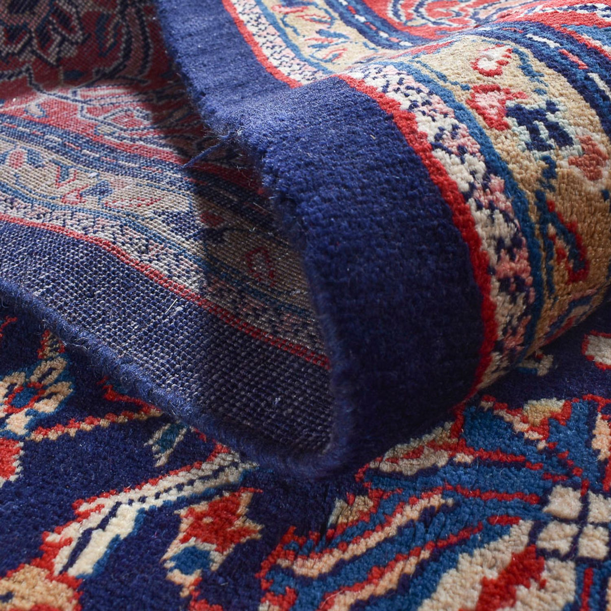 Alfombra persa - Clásica - 522 x 300 cm - azul oscuro