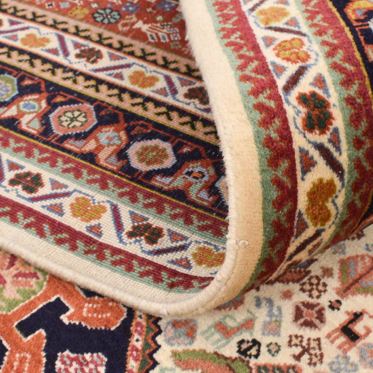 Alfombra Gabbeh - Persa Kashkuli - 222 x 174 cm - arena