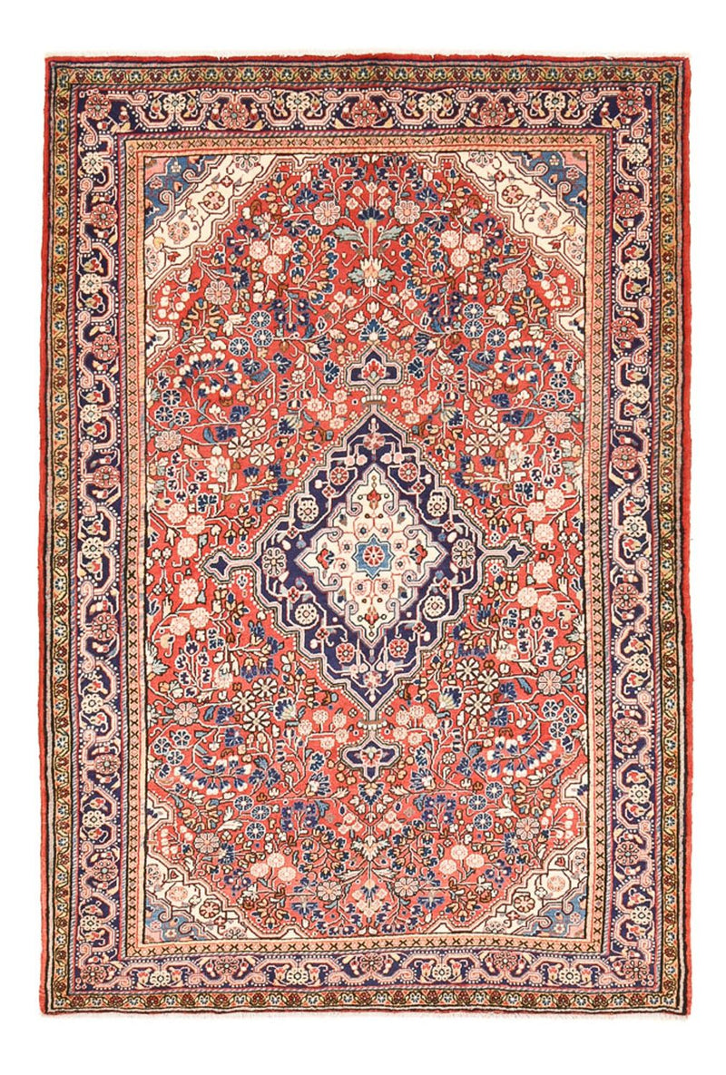 Alfombra persa - Nómada - 201 x 136 cm - multicolor