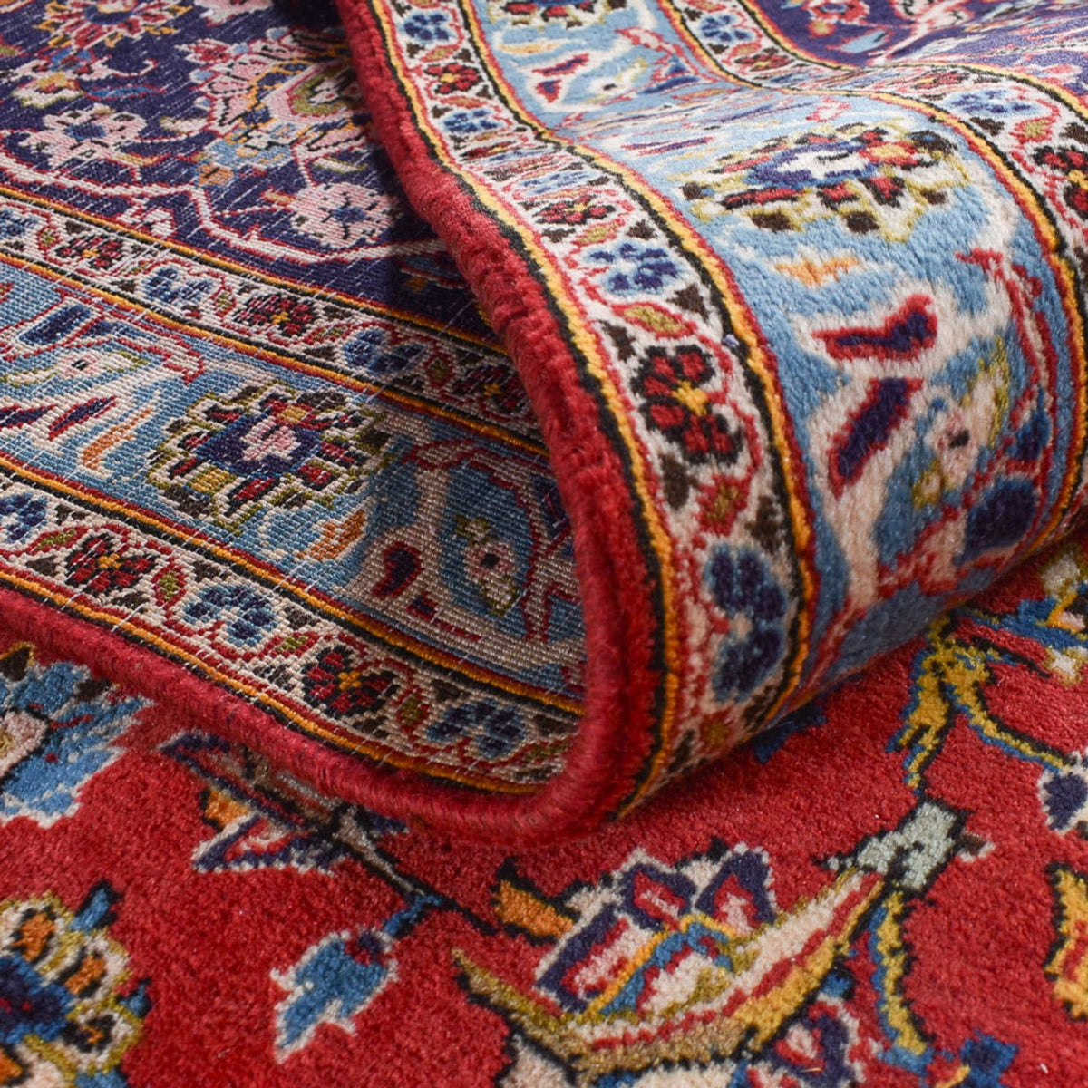 Alfombra persa - Keshan - 450 x 300 cm - rojo