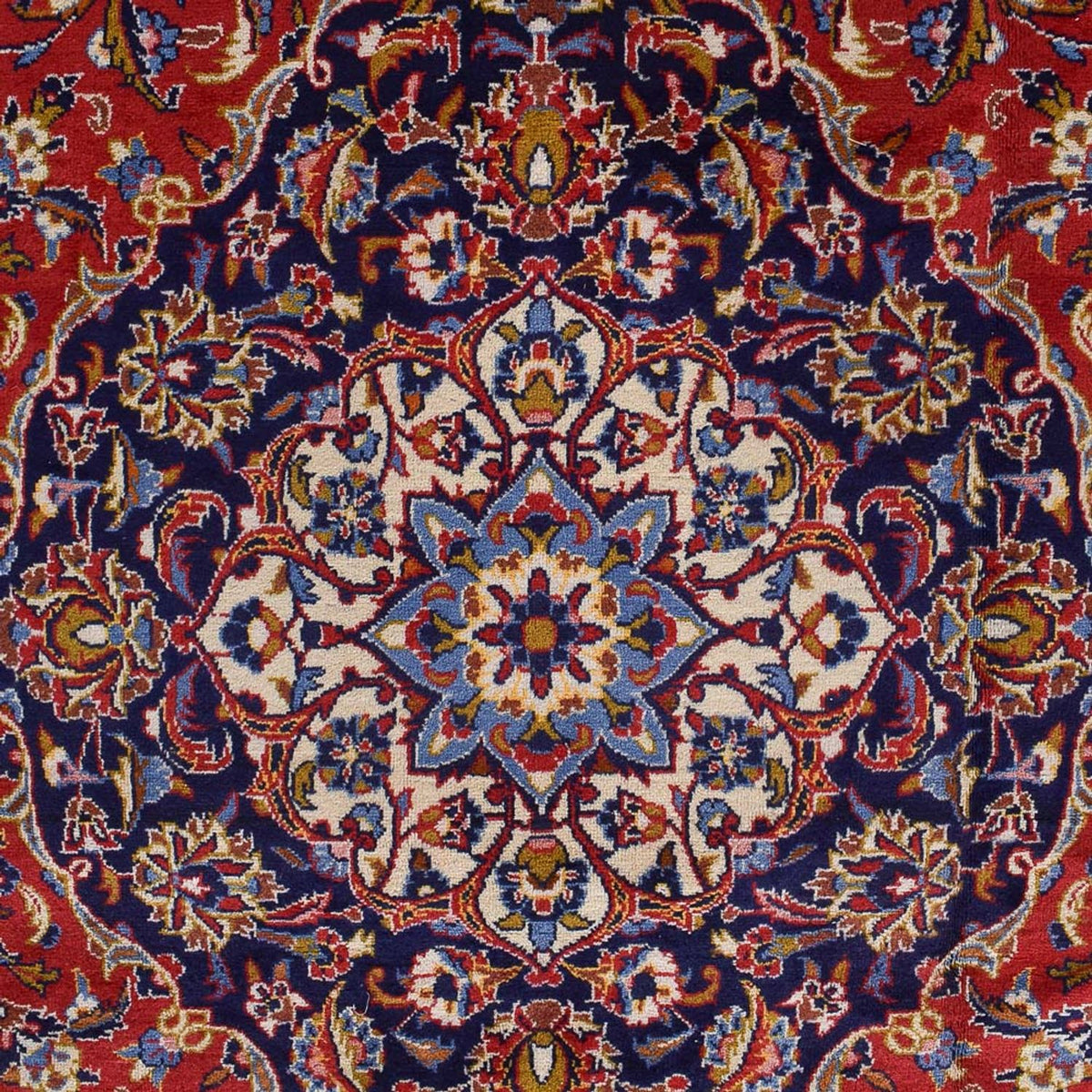 Alfombra persa - Keshan - 487 x 300 cm - rojo